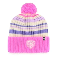 Youth '47  Pink Chicago Bears Snow Fort Cuffed Knit Hat