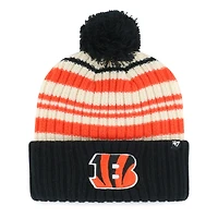 Youth '47  Black Cincinnati Bengals Snow Fort Cuffed Knit Hat