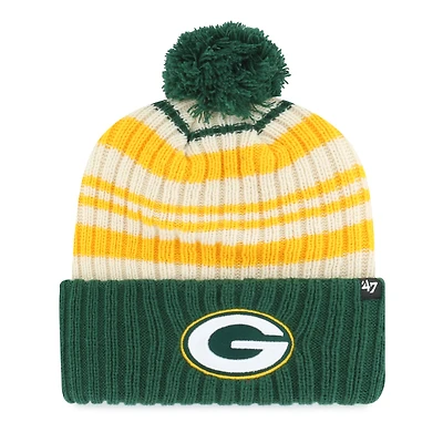 Youth '47  Green Green Bay Packers Snow Fort Cuffed Knit Hat