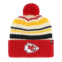 Youth '47  Red Kansas City Chiefs Snow Fort Cuffed Knit Hat