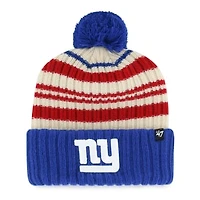 Youth '47  Royal New York Giants Snow Fort Cuffed Knit Hat