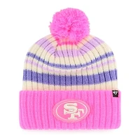 Youth '47  Pink San Francisco 49ers Snow Fort Cuffed Knit Hat