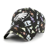 Preschool '47 Black Philadelphia Eagles Space Critter Clean Up Adjustable Hat