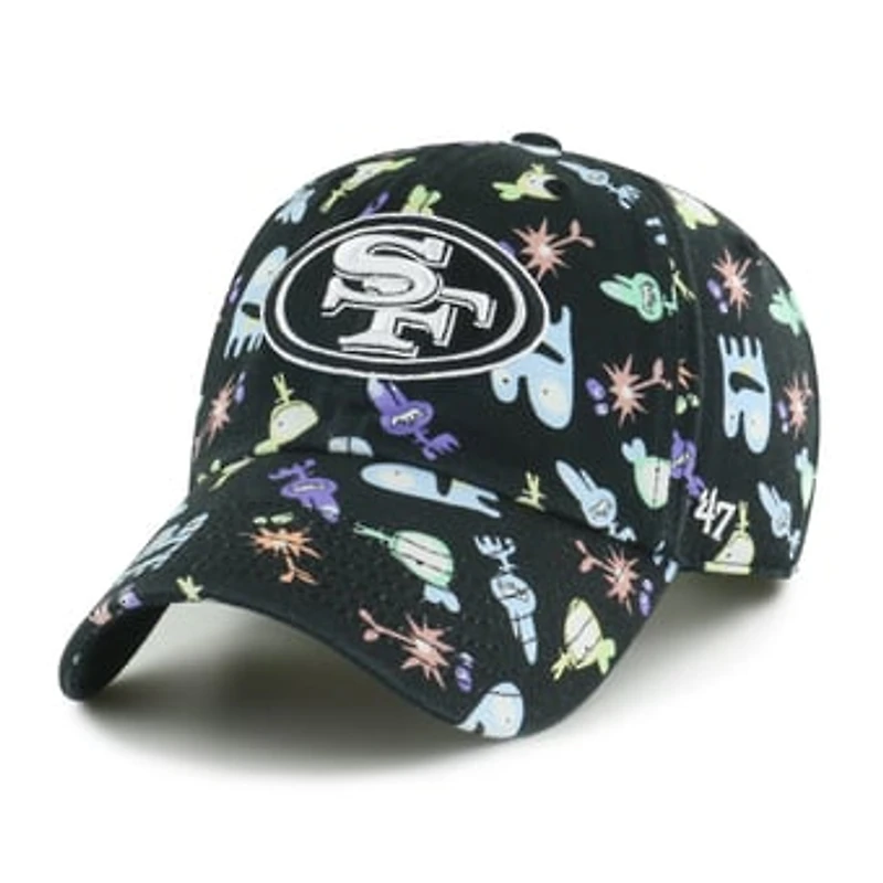 Preschool '47 Black San Francisco 49ers Space Critter Clean Up Adjustable Hat