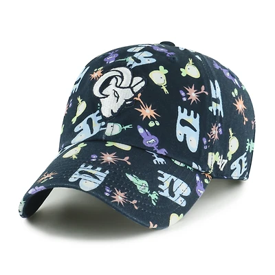 Preschool '47 Navy Los Angeles Rams Space Critter Clean Up Adjustable Hat