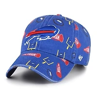 Youth '47  Royal Buffalo Bills Stomping Ground Clean Up Adjustable Hat