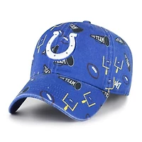 Youth '47  Royal Indianapolis Colts Stomping Ground Clean Up Adjustable Hat