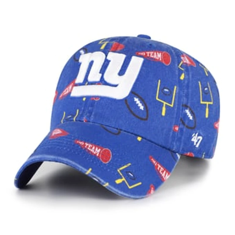 Youth '47  Royal New York Giants Stomping Ground Clean Up Adjustable Hat