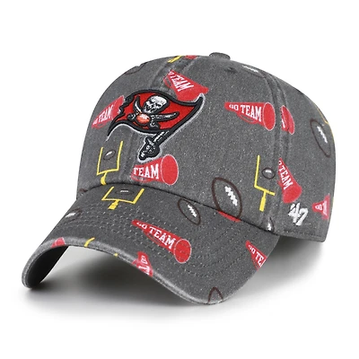 Youth '47 Pewter Tampa Bay Buccaneers Stomping Ground Clean Up Adjustable Hat