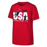 Youth Outerstuff Red USA FIFA World Cup 2026 Graphic T-Shirt