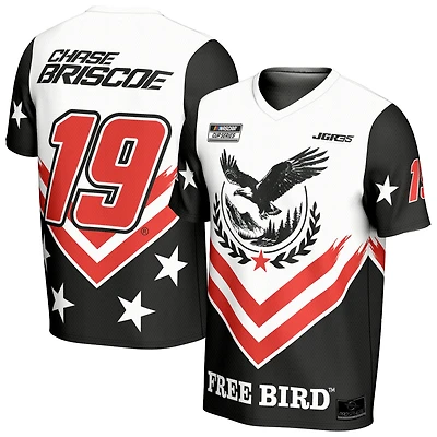 Youth ProSphere White Chase Briscoe Free Bird Soccer Jersey