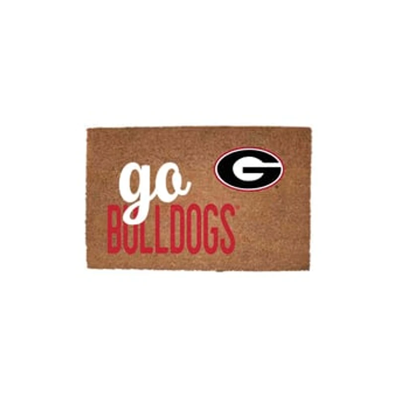 Georgia Bulldogs 20" x 30" Go Team Coir Door Mat