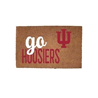 Indiana Hoosiers 20" x 30" Go Team Coir Door Mat