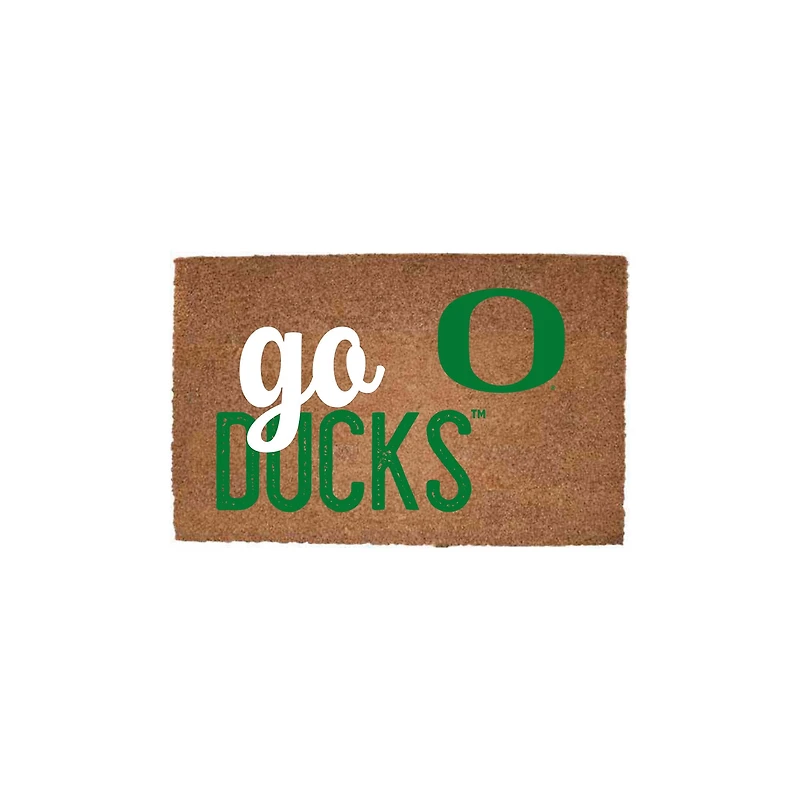 Oregon Ducks 20" x 30" Go Team Coir Door Mat