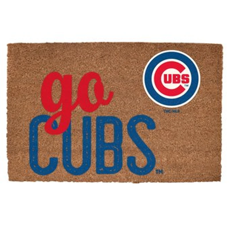 Chicago Cubs 20" x 30" Go Team Coir Door Mat