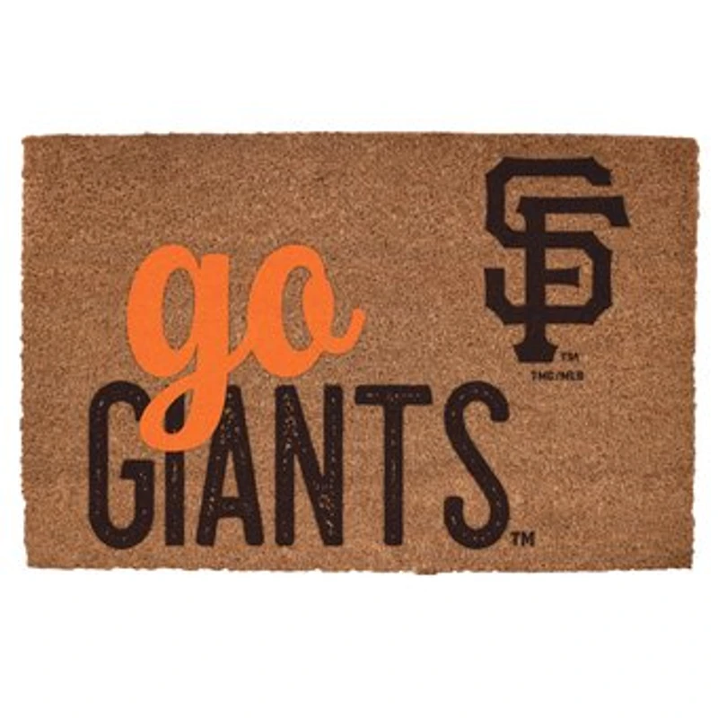 San Francisco Giants 20" x 30" Go Team Coir Door Mat
