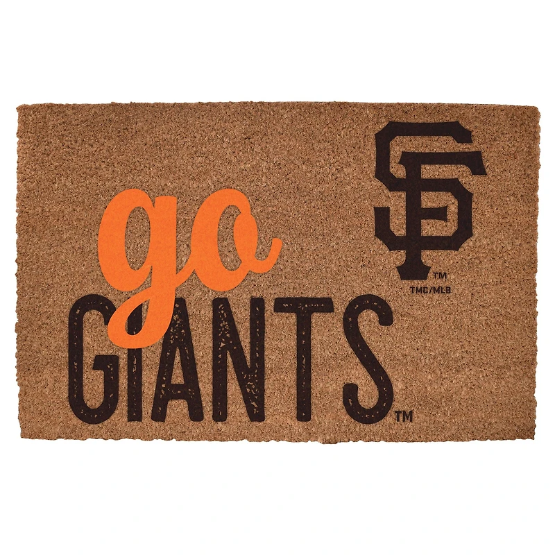 San Francisco Giants 20" x 30" Go Team Coir Door Mat