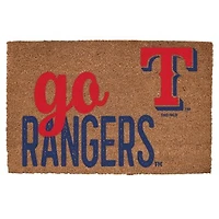 Texas Rangers 20" x 30" Go Team Coir Door Mat