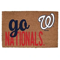 Washington Nationals 20" x 30" Go Team Coir Door Mat