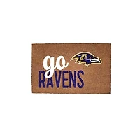 Baltimore Ravens 20" x 30" Go Team Coir Door Mat