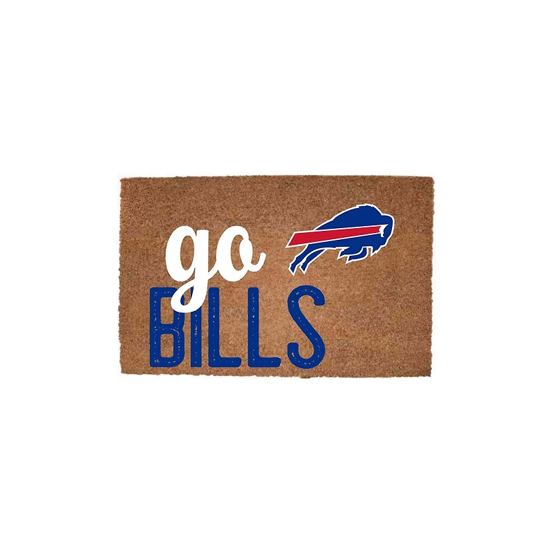 Buffalo Bills 20" x 30" Go Team Coir Door Mat