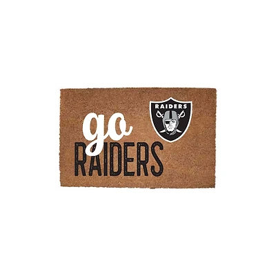 Las Vegas Raiders 20" x 30" Go Team Coir Door Mat