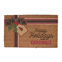 Arizona Cardinals 20" x 30" Holiday Gift Wrap Coir Door Mat