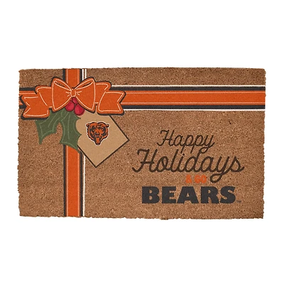 Chicago Bears 20" x 30" Holiday Gift Wrap Coir Door Mat
