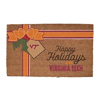 Virginia Tech Hokies 20" x 30" Holiday Gift Wrap Coir Door Mat