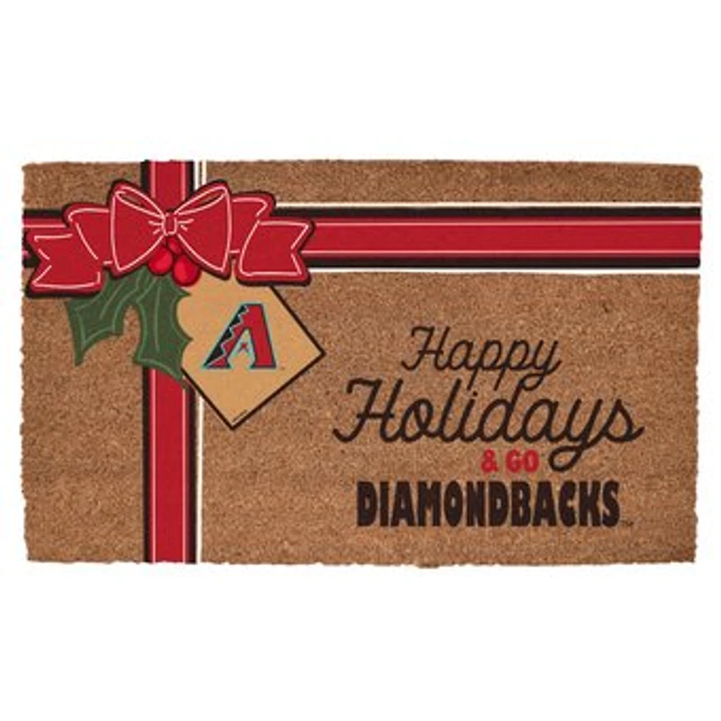Arizona Diamondbacks 20" x 30" Holiday Gift Wrap Coir Door Mat