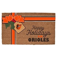 Baltimore Orioles 20" x 30" Holiday Gift Wrap Coir Door Mat