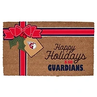 Cleveland Guardians 20" x 30" Holiday Gift Wrap Coir Door Mat