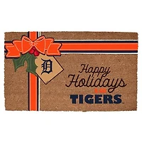 Detroit Tigers 20" x 30" Holiday Gift Wrap Coir Door Mat