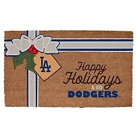 Los Angeles Dodgers 20" x 30" Holiday Gift Wrap Coir Door Mat