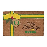 Oregon Ducks 20" x 30" Holiday Gift Wrap Coir Door Mat