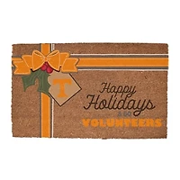 Tennessee Volunteers 20" x 30" Holiday Gift Wrap Coir Door Mat