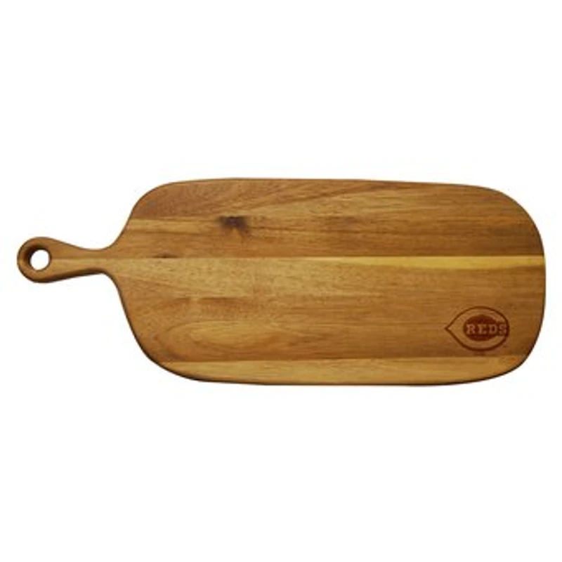 Cincinnati Reds Acacia Paddle Serving Board