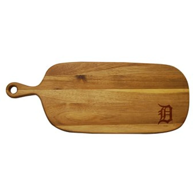 Detroit Tigers Acacia Paddle Serving Board