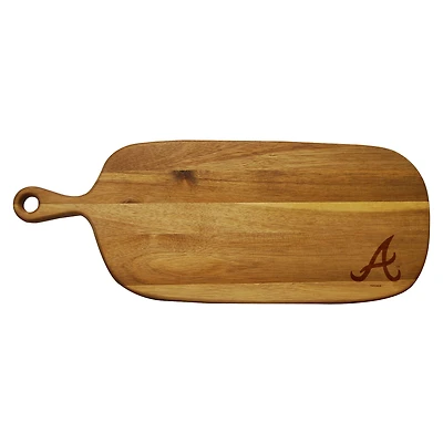 Atlanta Braves Acacia Paddle Serving Board