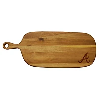 Atlanta Braves Acacia Paddle Serving Board