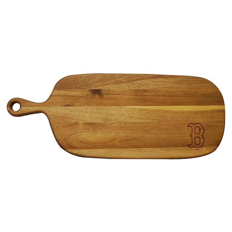 Boston Red Sox Acacia Paddle Serving Board