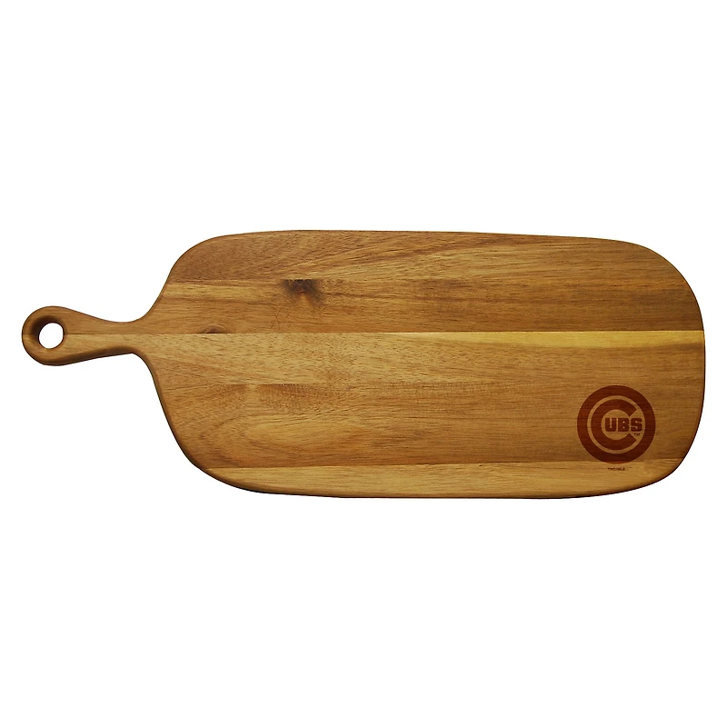 Chicago Cubs Acacia Paddle Serving Board