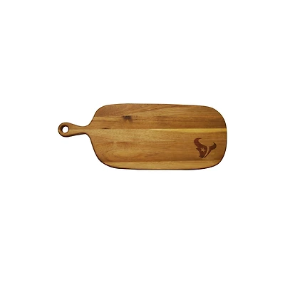 Houston Texans Acacia Paddle Serving Board