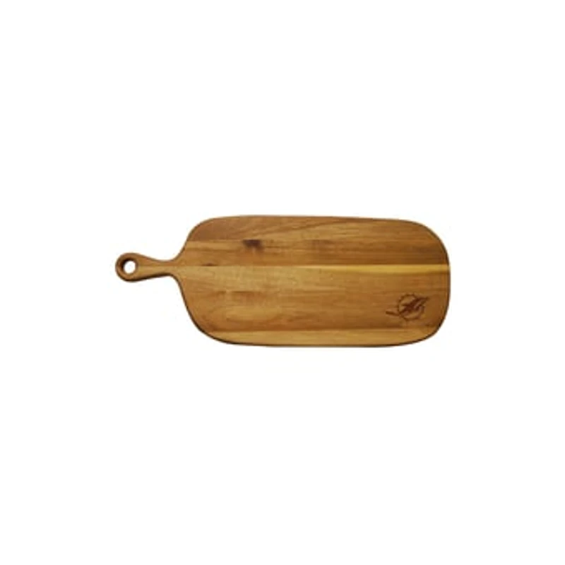 Miami Dolphins Acacia Paddle Serving Board