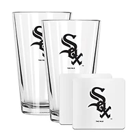 The Memory Company Chicago White Sox 16oz. Pint Glass and Coaster Set