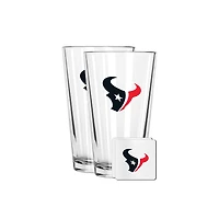 The Memory Company Houston Texans 16oz. Pint Glass and Coaster Set
