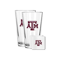 The Memory Company Texas A&M Aggies 16oz. Pint Glass and Coaster Set