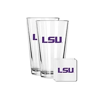 The Memory Company LSU Tigers 16oz. Pint Glass and Coaster Set