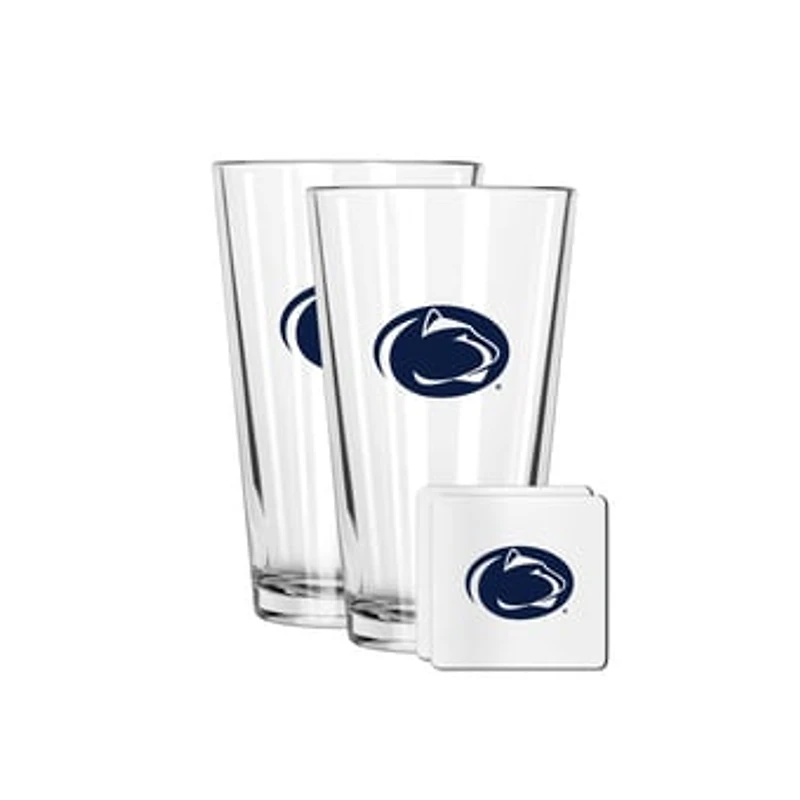 The Memory Company Penn State Nittany Lions 16oz. Pint Glass and Coaster Set