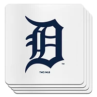 The Memory Company Detroit Tigers Square Ceramic Coaster Set